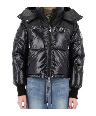 Pyrenex Hooded Down Jacket In Black