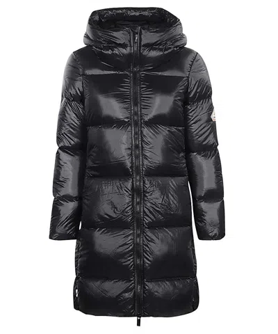 Pyrenex Hooded Full-zip Down Jacket In Black