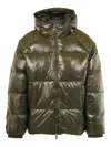 Pyrenex Hooded Padded Jacket In Green