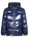 Pyrenex Hooded Polyamide Jacket With Fitted Silhouette In Multi