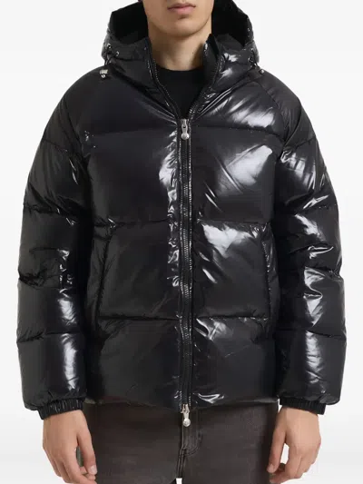 Pyrenex Hooded Puffer Jacket In Black
