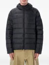 Pyrenex Arial Lightweight Hooded Down Jacket In Black