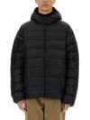 Pyrenex High Collar Puffer Quilted Jacket In Black