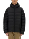 Pyrenex High Collar Puffer Quilted Jacket In Black