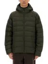 Pyrenex Down Jacket With Signature Logo In Green
