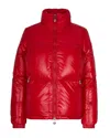Pyrenex Long-sleeved Down Jacket In Red