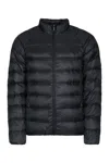 Pyrenex High Collar Puffer Quilted Jacket In Black