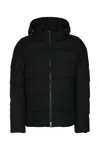 Pyrenex Ripstop Mini Hooded Padded Quilted Jacket In Black