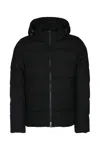 Pyrenex Ripstop Mini Hooded Padded Quilted Jacket In Black