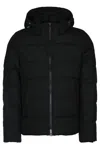 Pyrenex Ripstop Mini Hooded Padded Quilted Jacket In Black