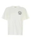 Pyrenex Graphic Print Stretch Cotton T-shirt In White