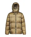 Pyrenex Long-sleeved Cotton-padded Jacket In Gold
