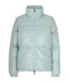 Pyrenex Long-sleeved Down Jacket In Blue