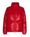 Pyrenex Long-sleeved Down Jacket In Red