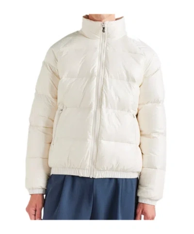 Pyrenex Long-sleeved Down Jacket In White