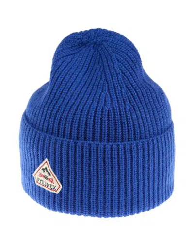 Pyrenex Man Hat Blue Size Onesize Viscose, Wool, Recycled Polyamide, Cashmere