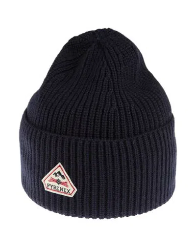 Pyrenex Man Hat Navy Size Onesize Viscose, Wool, Recycled Polyamide, Cashmere