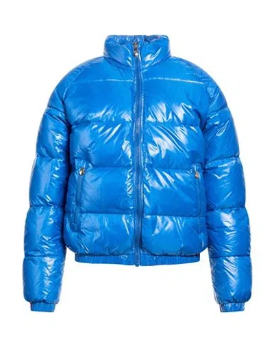 Pyrenex Man Puffer Blue Size L Recycled Polyamide