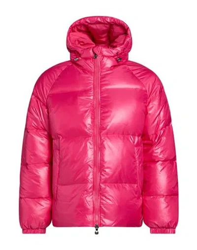 Pyrenex Man Puffer Fuchsia Size S Recycled Polyamide In Pink