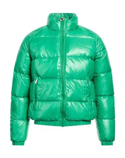 Pyrenex Man Puffer Green Size L Recycled Polyamide