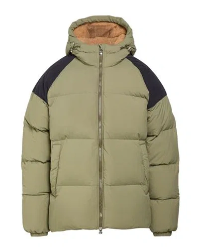 Pyrenex Man Puffer Military Green Size L Recycled Polyacrylic
