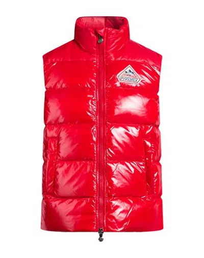 Pyrenex Man Vest Red Size Xs Polyamide, Recycled Polyamide