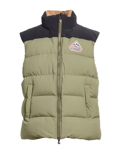 Pyrenex Man Vest Sage Green Size Xl Polyamide