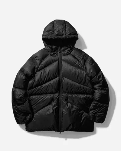 Pyrenex Men S Nitty Gritty Stellar Hooded Technical Down Jacket In Black