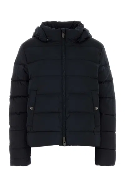 PYRENEX MIDNIGHT BLUE POLYESTER BLEND SPOUTNIC DOWN JACKET