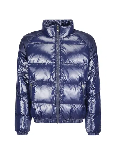 Pyrenex Mythic Quilted High-neck Jacket In Blue