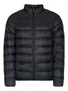 Pyrenex High Collar Puffer Quilted Jacket In Black