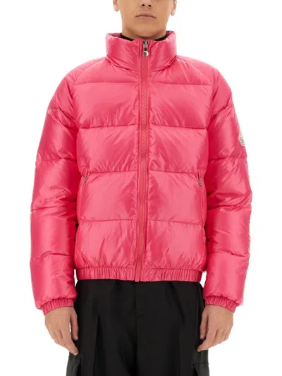 Pyrenex Pink Quilted Mock Collar Jacket