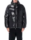 Pyrenex Adjustable Hooded Puffer Jacket In Black
