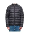 Pyrenex High Collar Puffer Quilted Jacket In Black