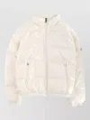Pyrenex Quilted Jacket With High Collar And Pockets In Neutral