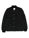 Pyrenex Quilted Press-stud Jacket In Black