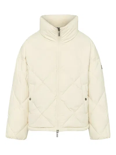Pyrenex Quilted Turtleneck Jacket In Neutral