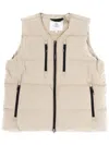 Pyrenex Recycled Polyester Vest In Neutral