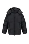 Pyrenex Ripstop Down Jacket With Adjustable Drawstring Hood In Blue