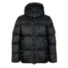 Pyrenex Shift Hooded Ripstop Jacket Black In Animal Print