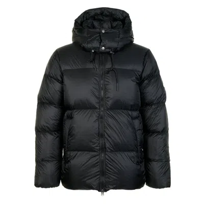 Pyrenex Shift Hooded Ripstop Jacket Black In Animal Print