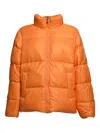 Pyrenex Orange Matte Nylon Shift Puffer Jacket