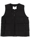 Pyrenex Zip-up Sleeveless Gilet In Black