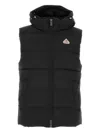 Pyrenex Black Polyester Spoutnic Sleeveless Down Jacket In Blue