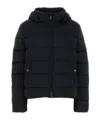 Pyrenex Black Polyester Blend Spoutnic Down Jacket In Black
