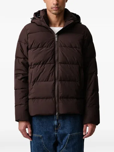 Pyrenex Spoutnic Hooded Jacket In Brown