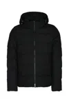 Pyrenex Ripstop Mini Hooded Padded Quilted Jacket In Black