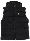 Pyrenex Hooded Padded Jacket For Cold Weather In Black