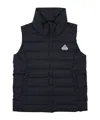 Pyrenex Back Nylon Arial Down Jacket In Black
