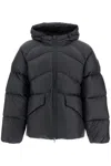 Pyrenex Stellar Hooded Down Jacket In Black